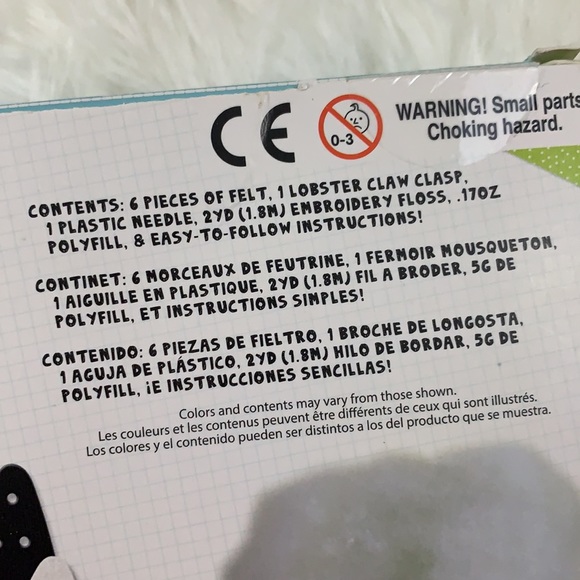 NEW Sew Cute Panda Backpack Clip Kit - Picture 4 of 4